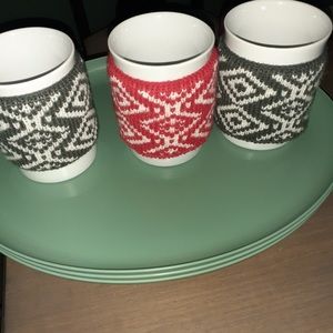 Threshold Christmas sweater coffee mugsStoneware 16oz